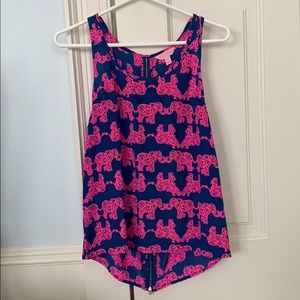 Elephant lilly Pulitzer tank